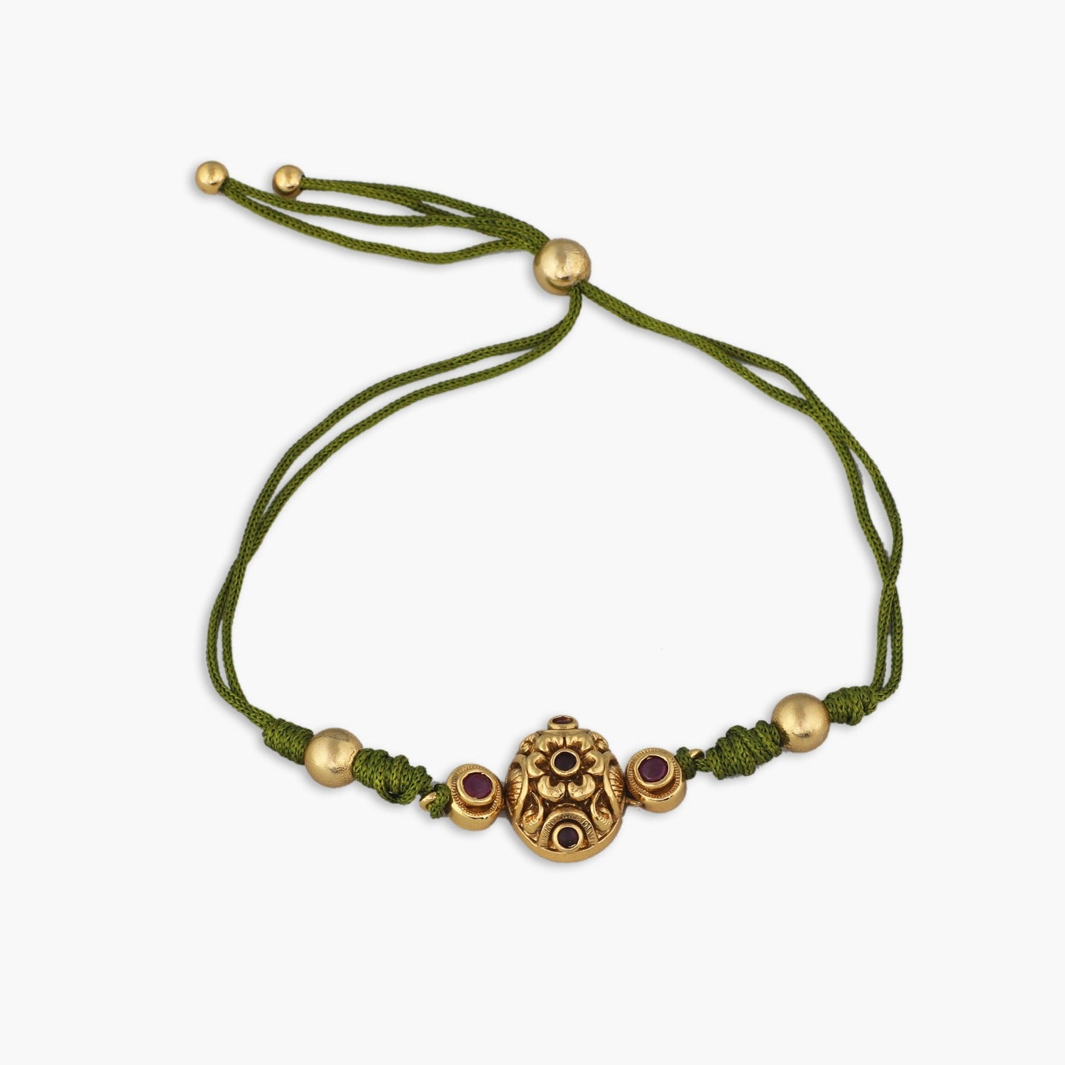 Fulera Antique Silver Rakhi