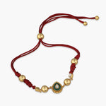 Anji Antique Silver Rakhi 