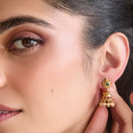 Earrings Kamala Antique Silver Jhumka Earrings