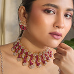 Choker Naia CZ Silver Choker Set