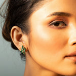 Earrings Cluster CZ Silver Stud Earrings