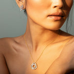 Necklaces Love Knot CZ Silver Pendant Necklace
