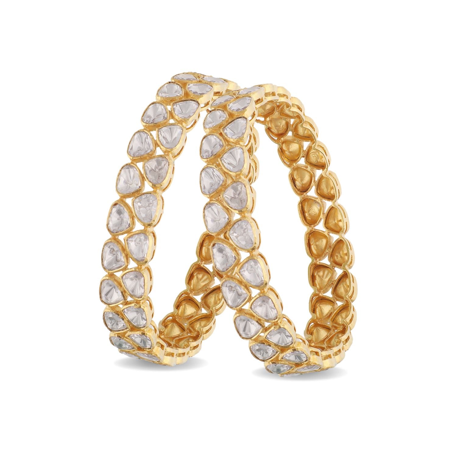 Bangles Rasika Classic Moissanite Silver Bangles