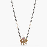 Necklace Lotus Blossom of Lakshmi Silver Mangalsutra