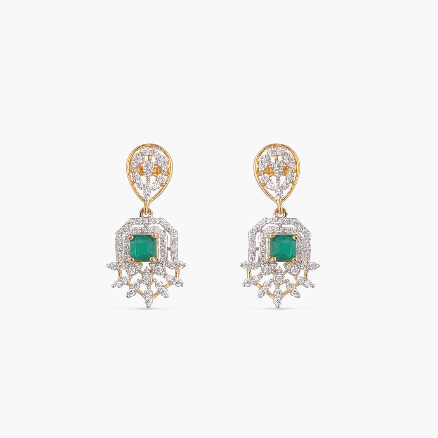 Necklaces Olivia CZ Silver Necklace Set