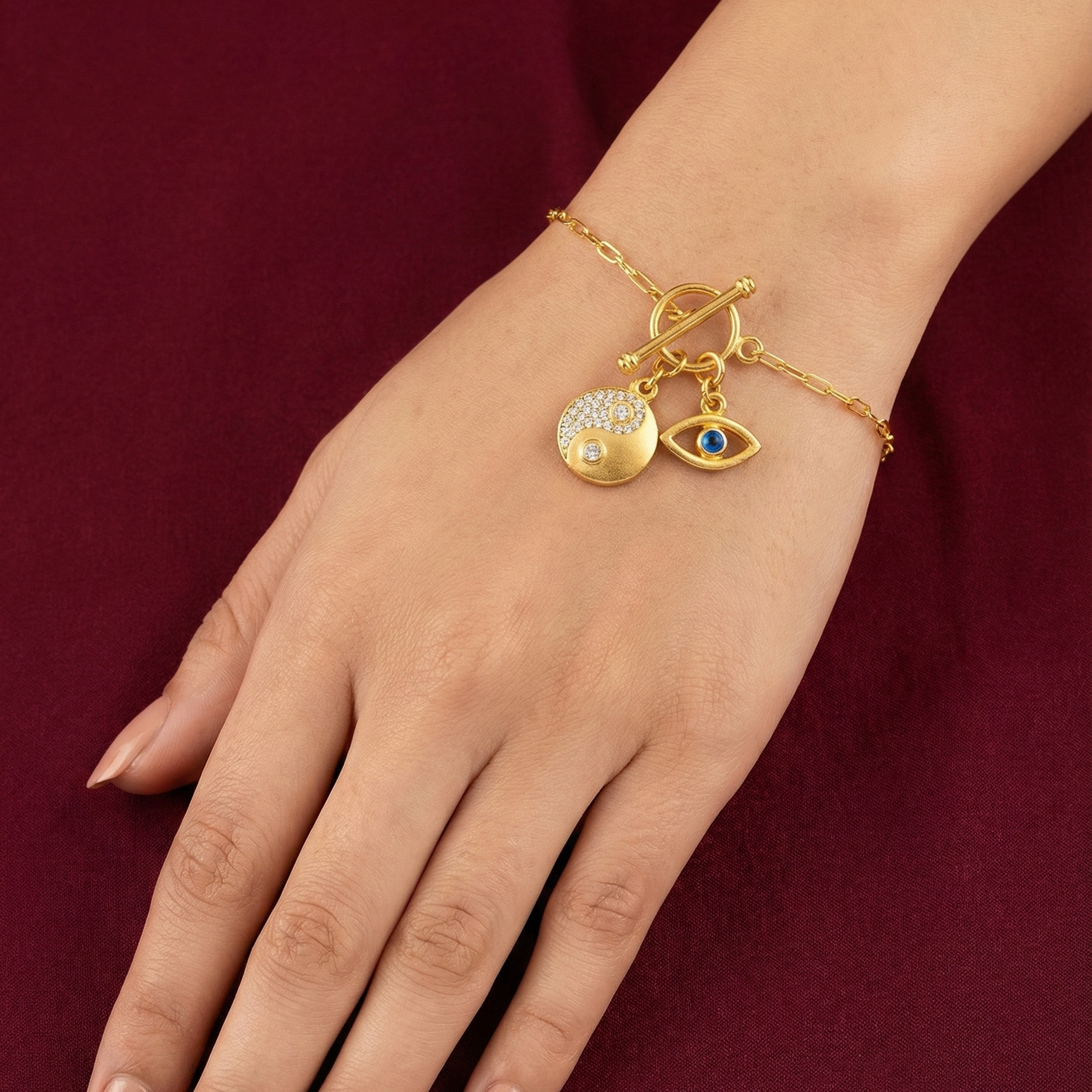 Pendant Yin Yang Silver Charm