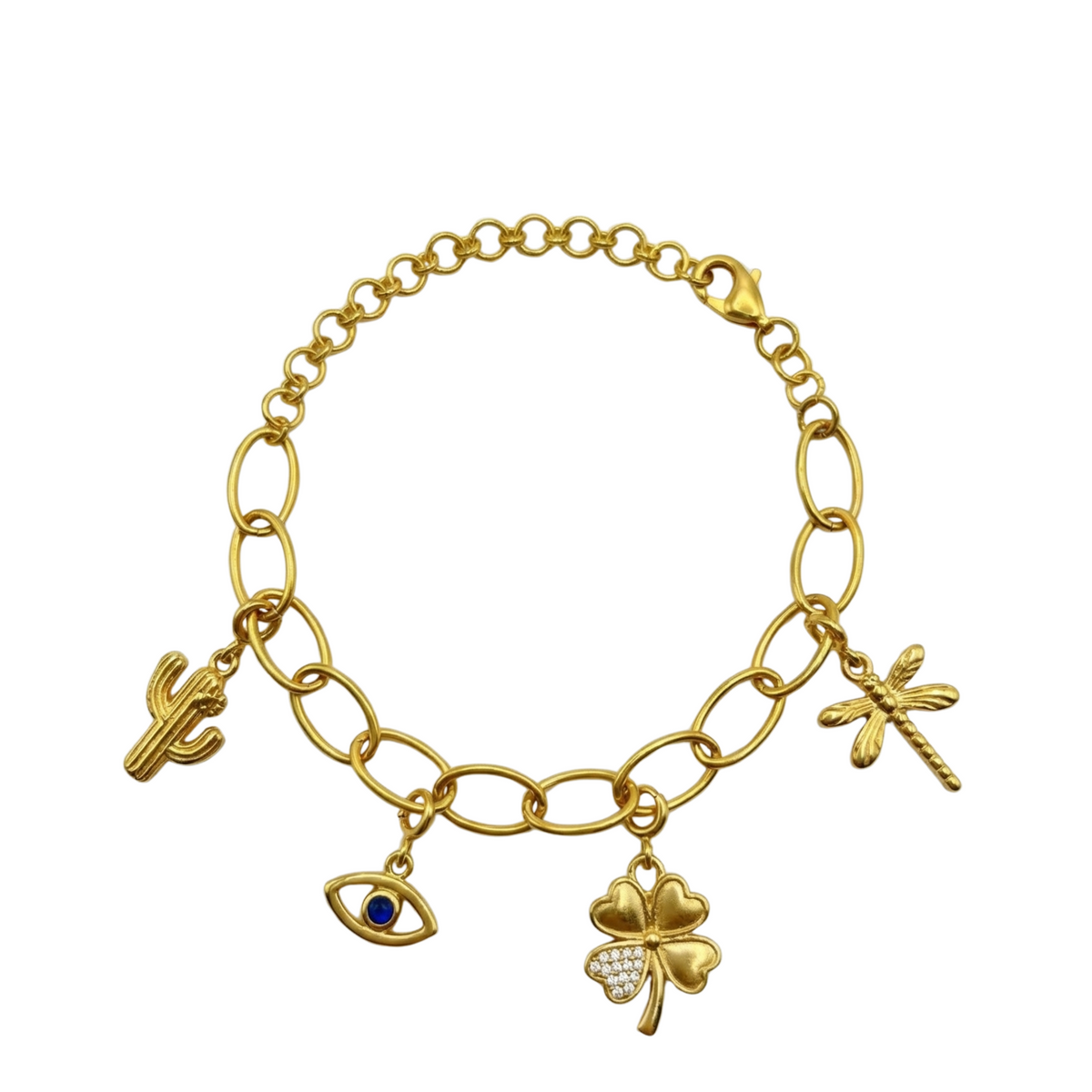 Paperclip Link Silver Bracelet