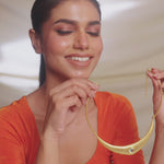 Dune Descent Silver Cuff Necklace