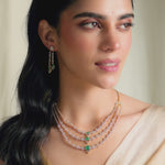 Ayla CZ Silver Necklace Set
