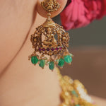 Vaidehi Antique Silver Bridal Necklace Set