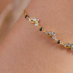 Zara CZ Silver Mangalsutra Bracelet