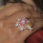 Estella Statement Silver Ring
