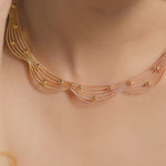 Tara Antique Silver Hasli Necklace

