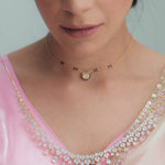 Stella CZ Silver Necklace Set
