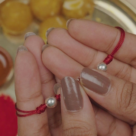 Rudrapriya Silver Rakhi