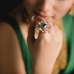 Nyra Moissanite Silver Ring