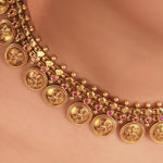 Kalindi Kasu Antique Silver Necklace