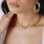 Coastline Lisse Silver Hasli Necklace