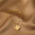 Opal Libra Zodiac Gold Plated Silver Chain Bracelet