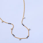 Necklaces Dainty CZ Charms Silver Mangalsutra