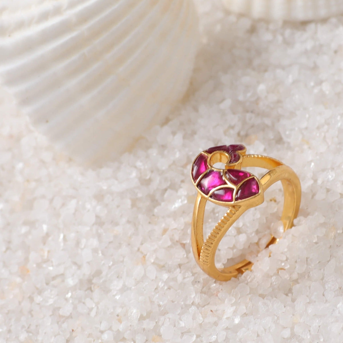 Finger Ring Matsya Silver Ring