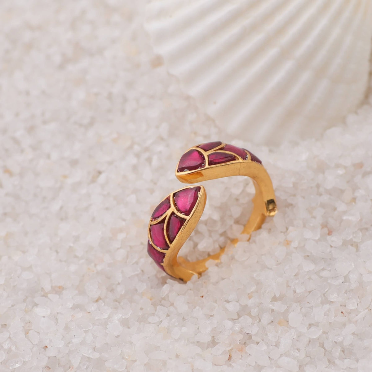 Matsya Double Motif Silver Ring