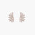 Bloom Classic CZ Delicate Silver Stud Earrings