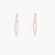 Sparkling CZ Drop Delicate Silver Earrings