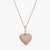 Love CZ Charm Silver Delicate Pendant Necklace