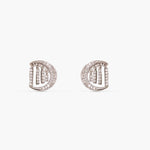 Moonlight CZ Charm Delicate Silver Necklace Set