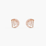 Moonlight CZ Charm Delicate Silver Necklace Set