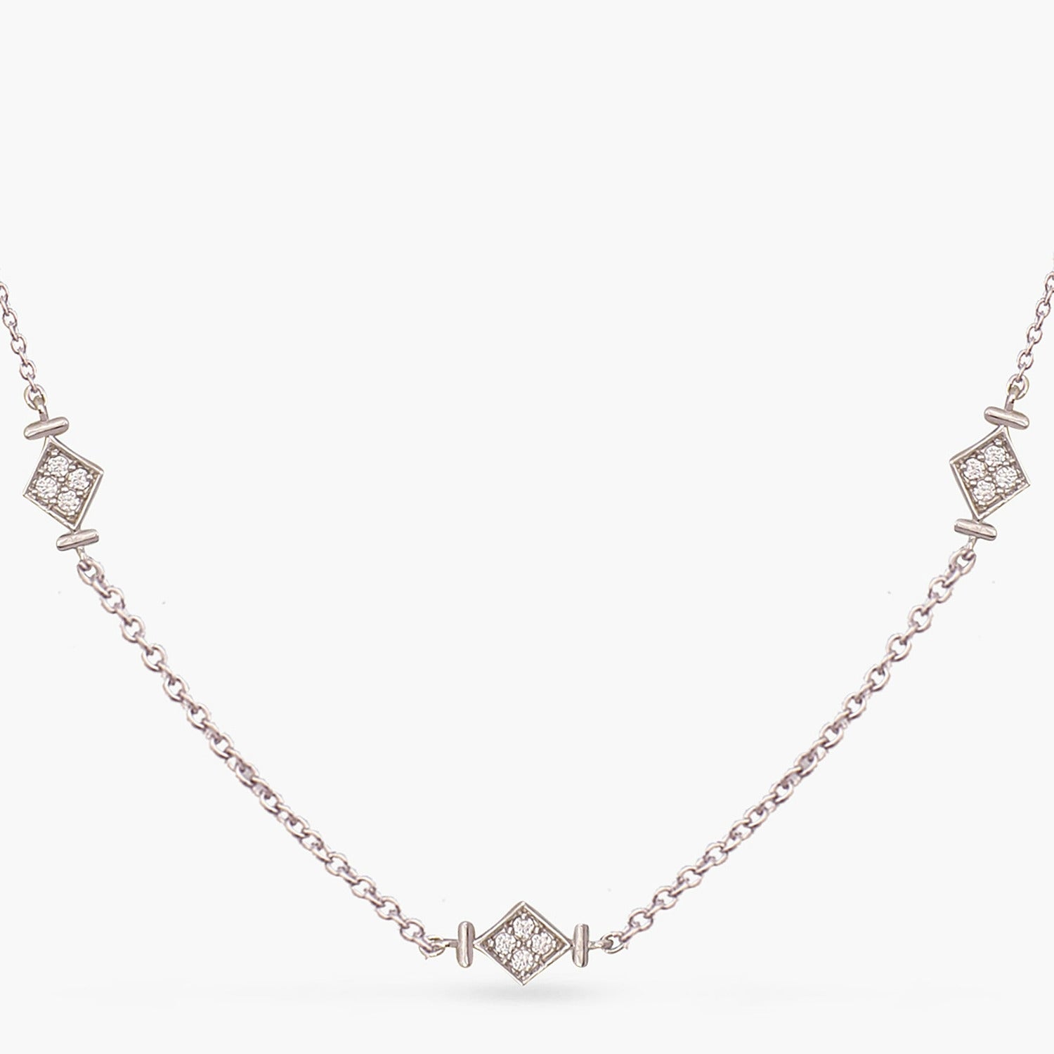 Necklaces Simple Delicate Silver Necklace