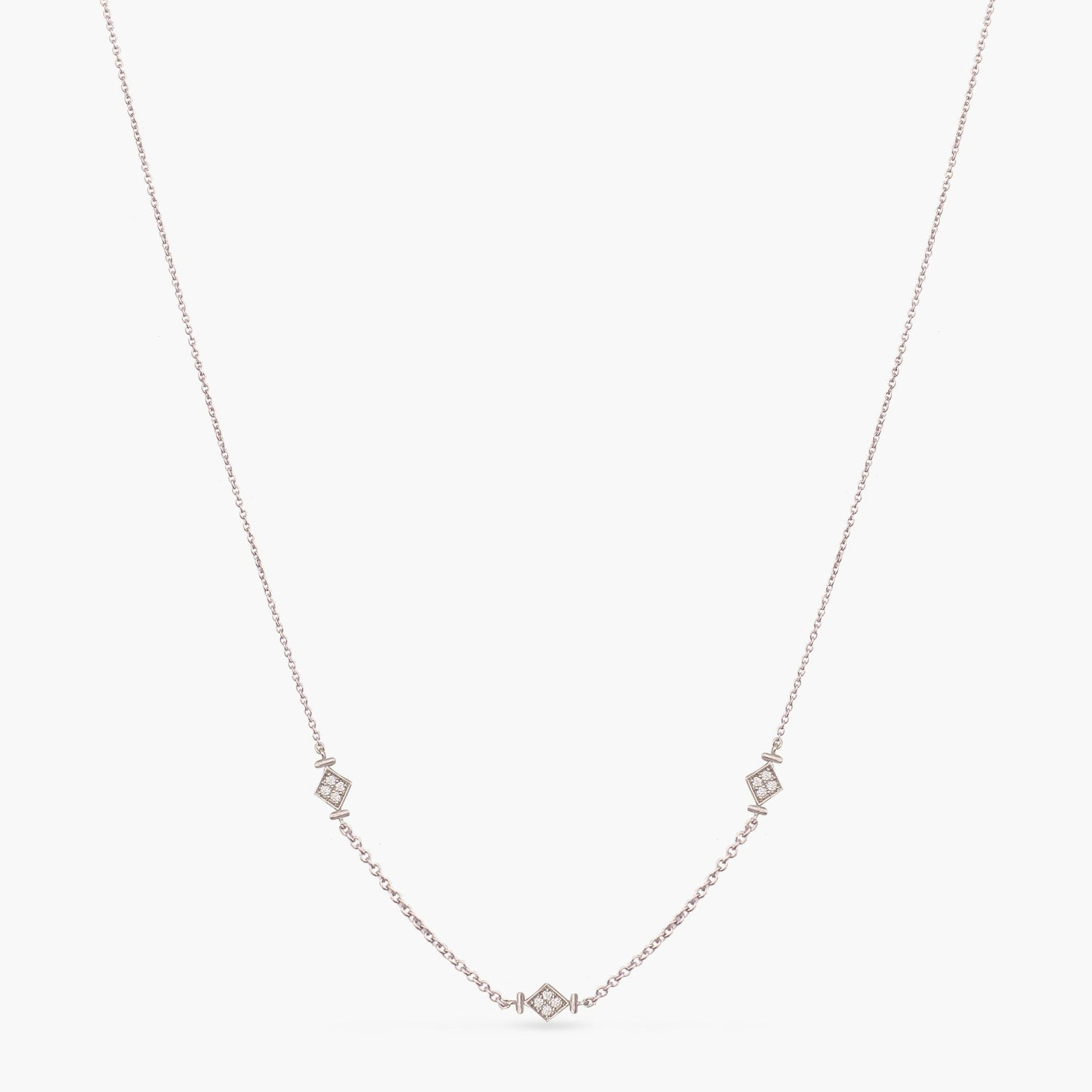 Necklaces Simple Delicate Silver Necklace