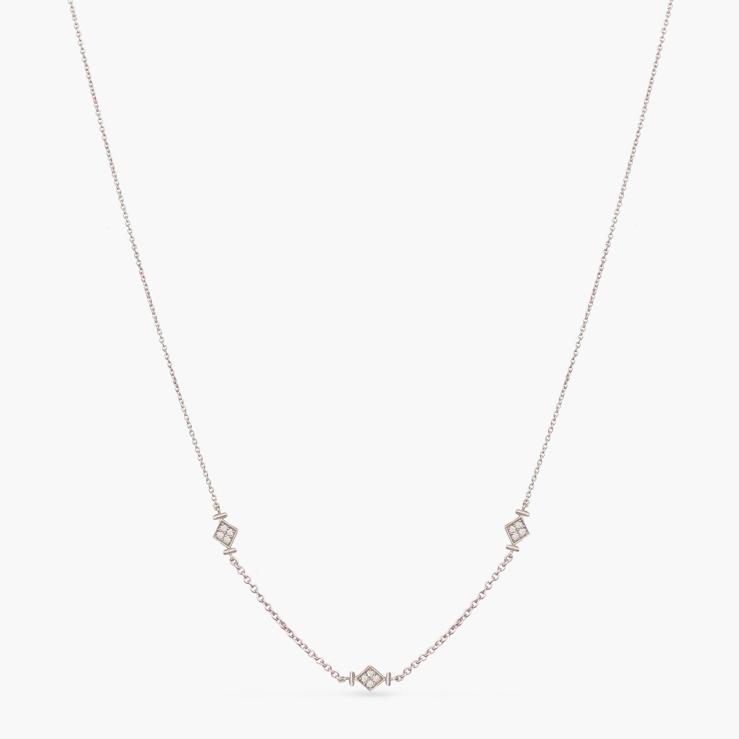 Discover Simple Delicate Silver Necklace