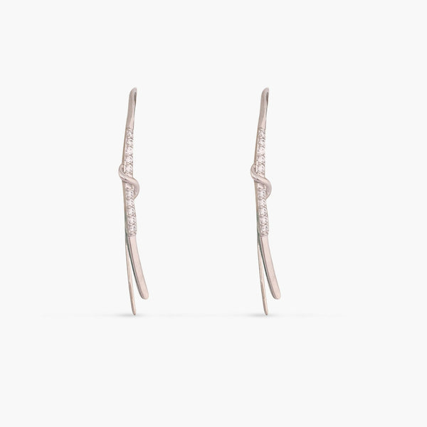【SHAPES STUDIO】French Knot Hoop Earrings ピアス / Silver French Knot Hoop Earrings – Shapes Studio