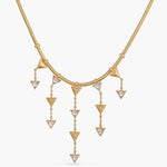 Necklaces Pyramid Dainty Statement Silver Necklace