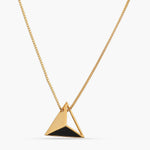 Necklaces Pyramid Minimal Silver Pendant Necklace