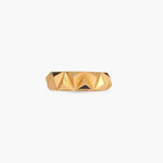 Finger Ring Pyramid Band Silver Finger Ring