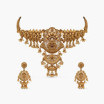 Necklaces Swara Floral Classic Statement Choker Set