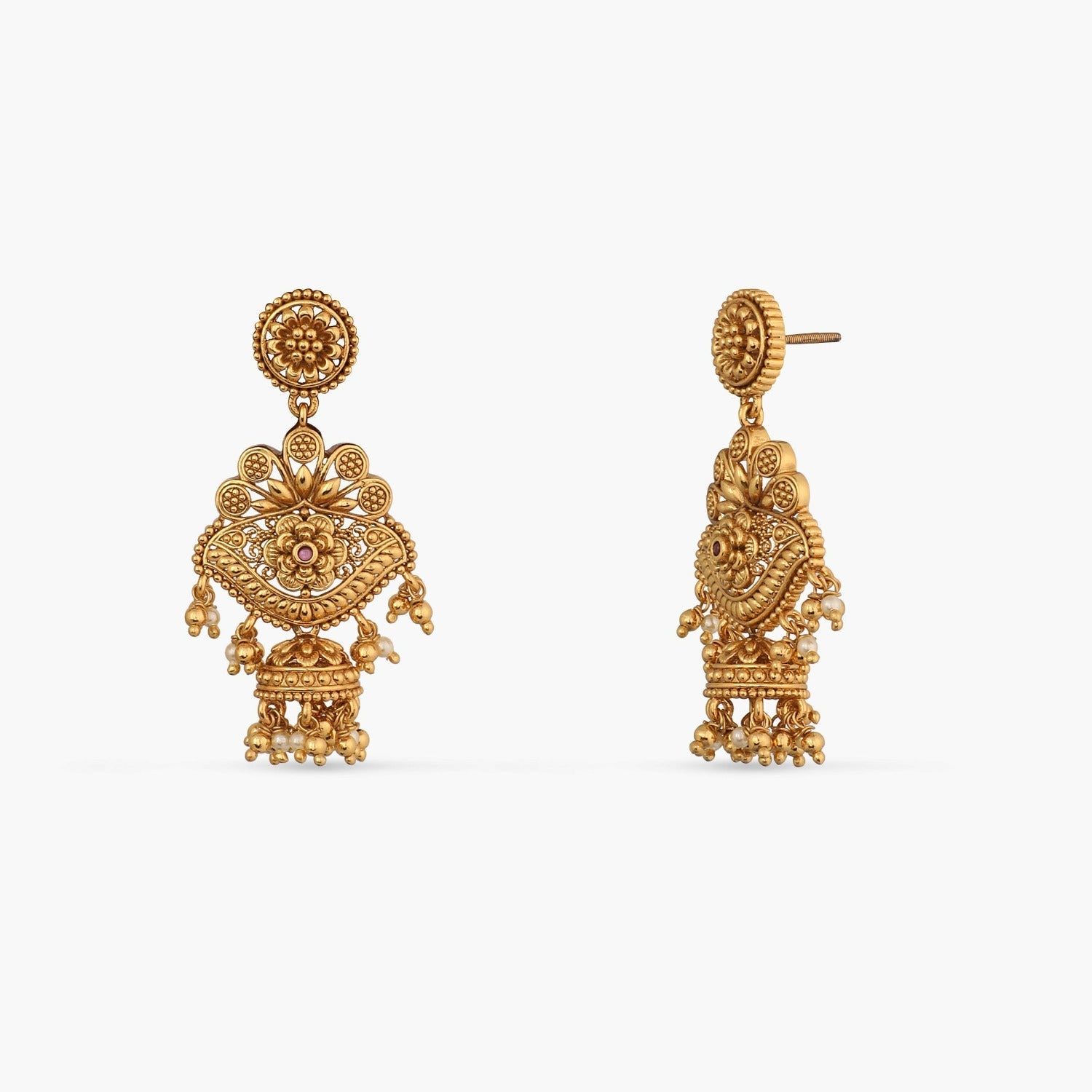 Necklaces Swara Floral Classic Statement Choker Set