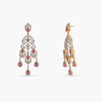 Earrings Brilliance CZ Drop Silver Earrings