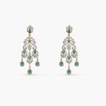Earrings Brilliance CZ Drop Silver Earrings