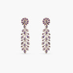 Earrings Amethyst Shine CZ Drop Silver Earrings