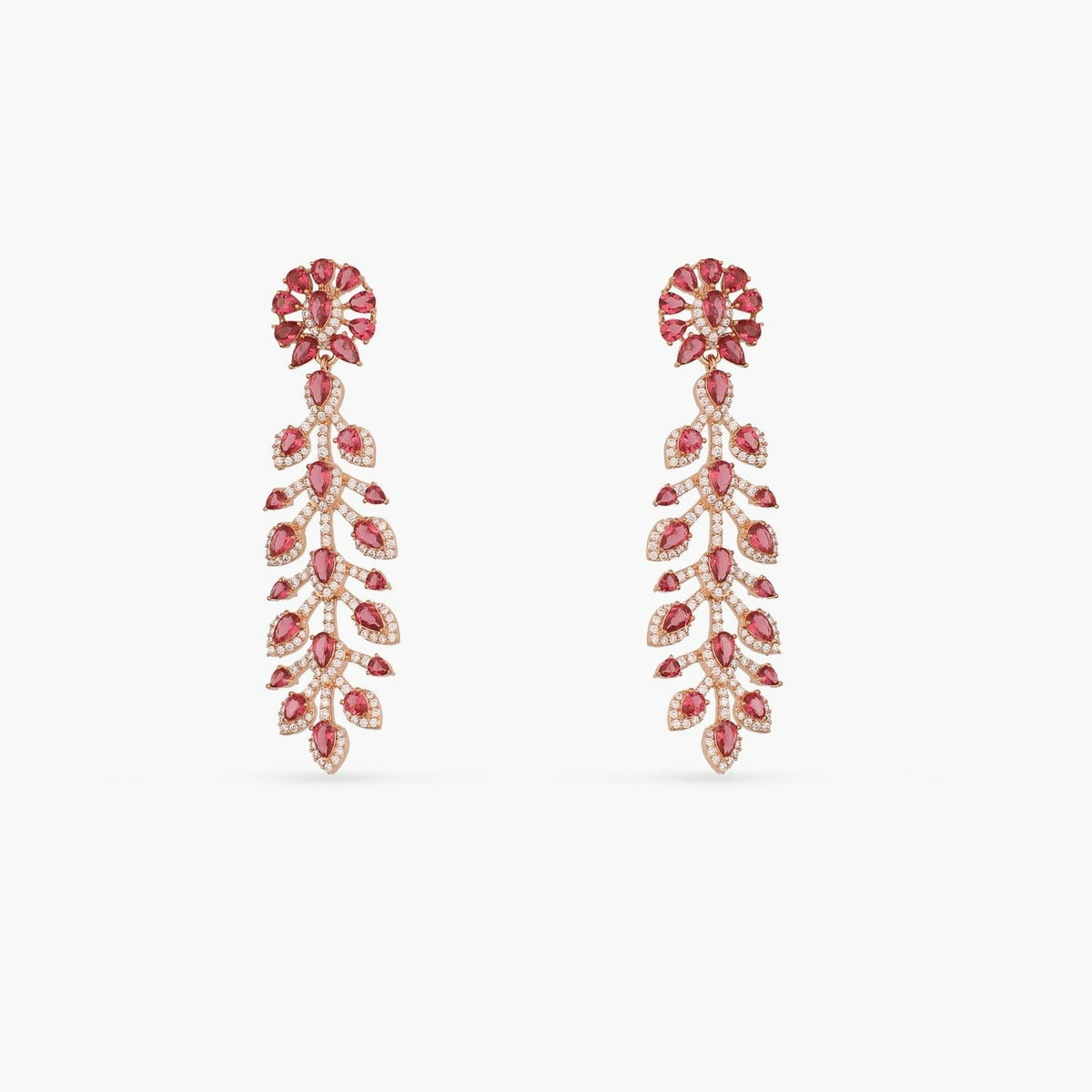 Earrings Amethyst Shine CZ Drop Silver Earrings