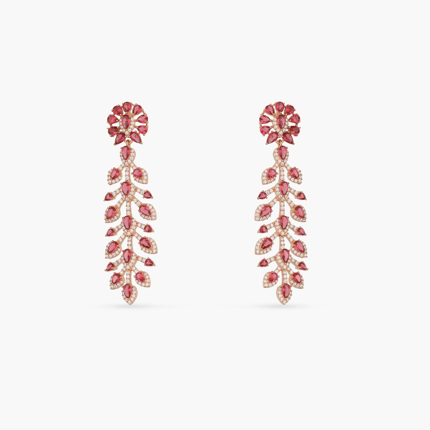 Earrings Amethyst Shine CZ Drop Silver Earrings