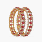 Bangles Elegance Grand CZ Silver Bangles