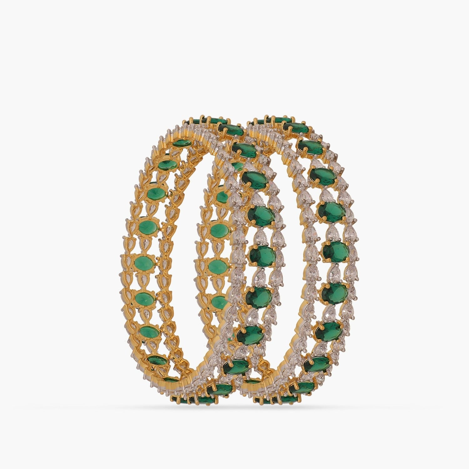 Bangles Elegance Grand CZ Silver Bangles