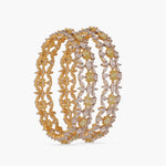 Bangles Sparkling CZ Silver Bangles