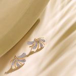 Bloom Classic CZ Delicate Silver Stud Earrings