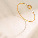Kiva Bud Cuff-Style Silver Bracelet